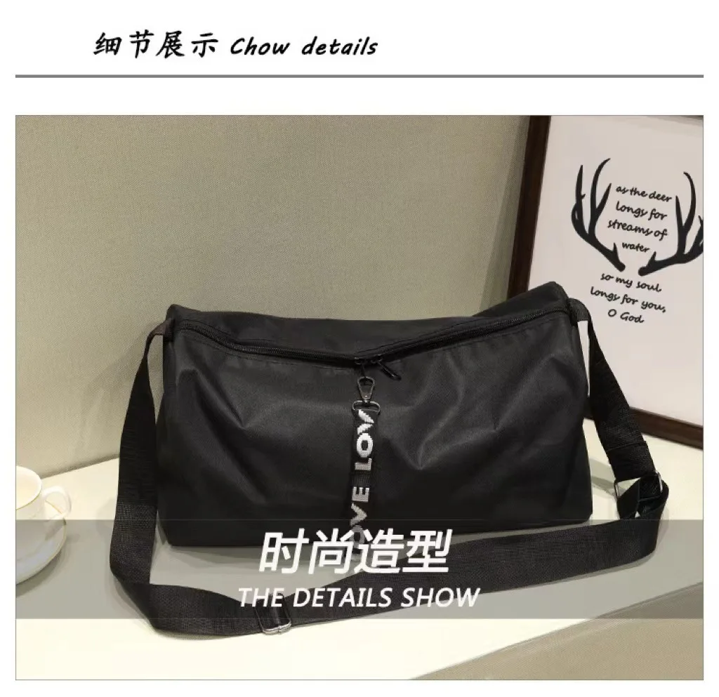 Herrentasche Sport Fitness Yoga Tasche Kurzreise Große Kapazität Einzel-Schulter Crossbody Gepäcktasche Leichtgewicht für Damen – Detail 9