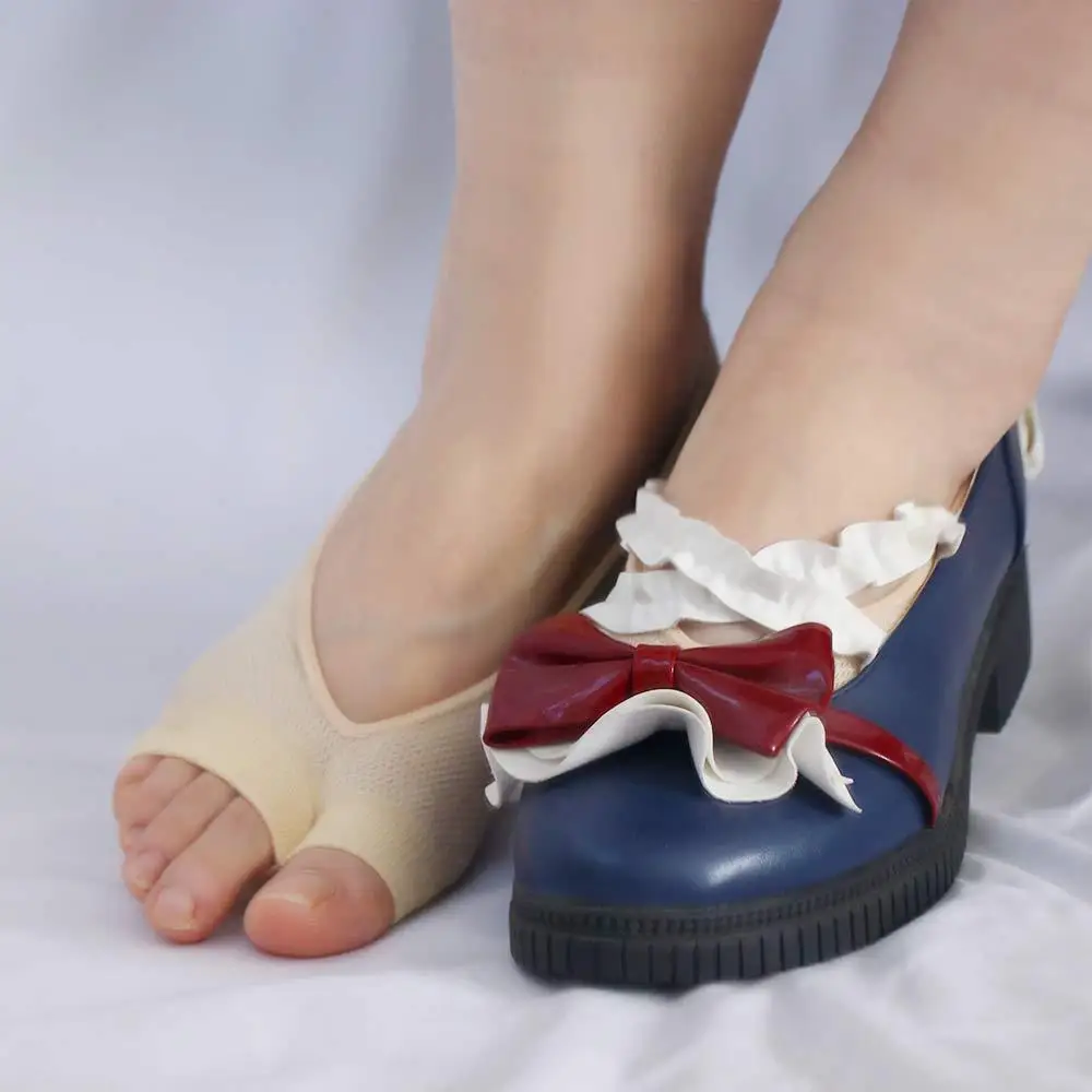 ถุงเท้าตาข่ายสีลูกกวาดแบบบาง ถุงเท้าสั้นแบบสองนิ้ว ถุงเท้าผู้หญิงแบบเปิดนิ้วเท้า ถุงเท้าผ้าฝ้าย ถุงเท้าแบบปลายเปิด