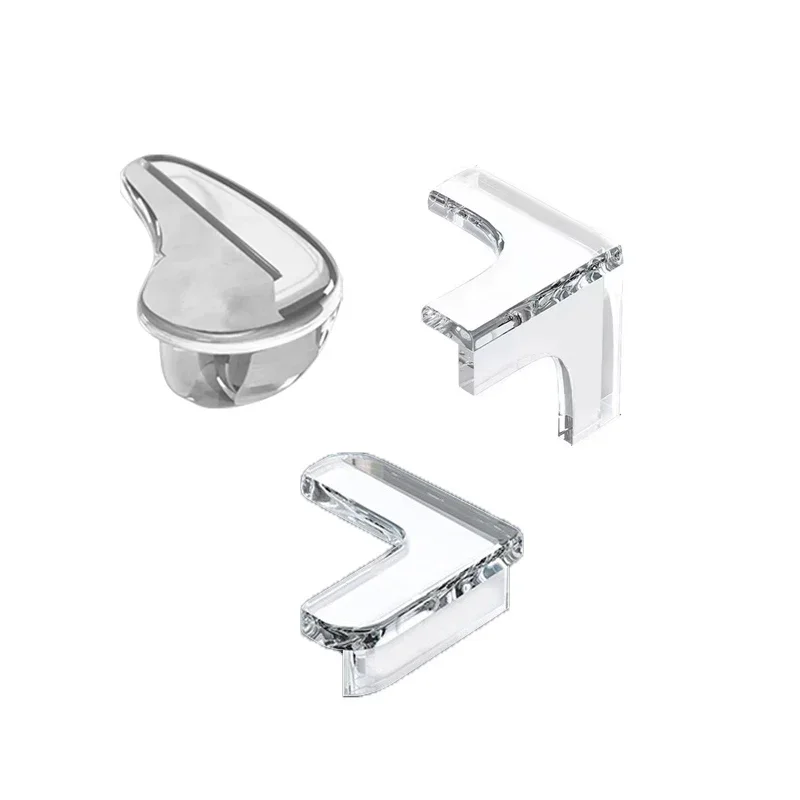 Ochraniacze narożników mebli 10 sztuk przezroczyste miękkie ochraniacze krawędzi antykolizyjne dekoracja salonu domowego dla bezpieczeństwa dzieci i seniorów