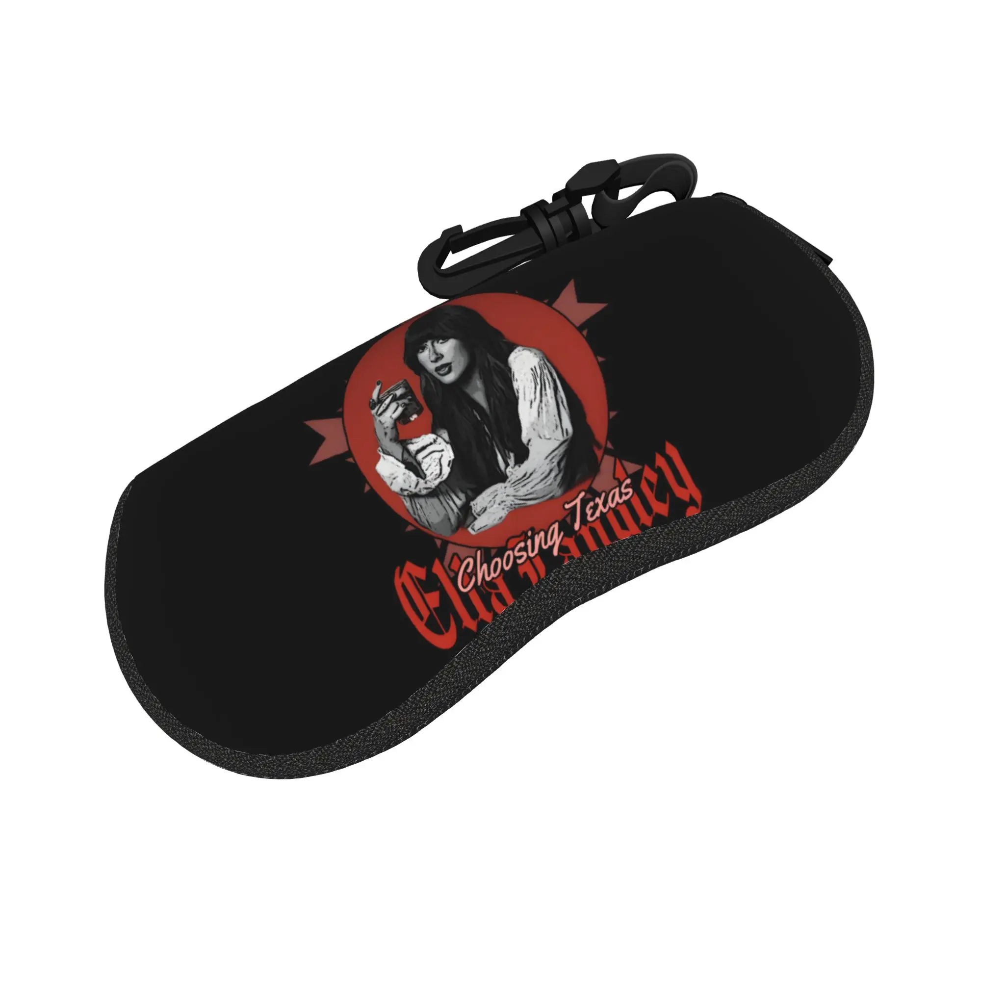 Choosin Texas Ella Langley Glasses Case  Print Sunglasses Pouch Soft Pocket Glasses Box Men Women Eyewear Organizer