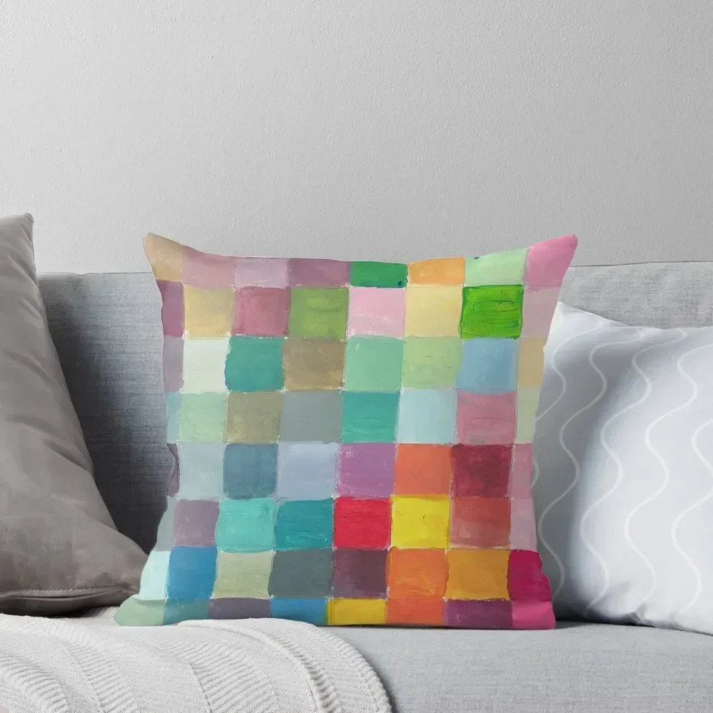 

Cheerful Squares Throw Pillow Pillowcase Cushion Christmas Pillow Cases Decorative pillowcase pillow