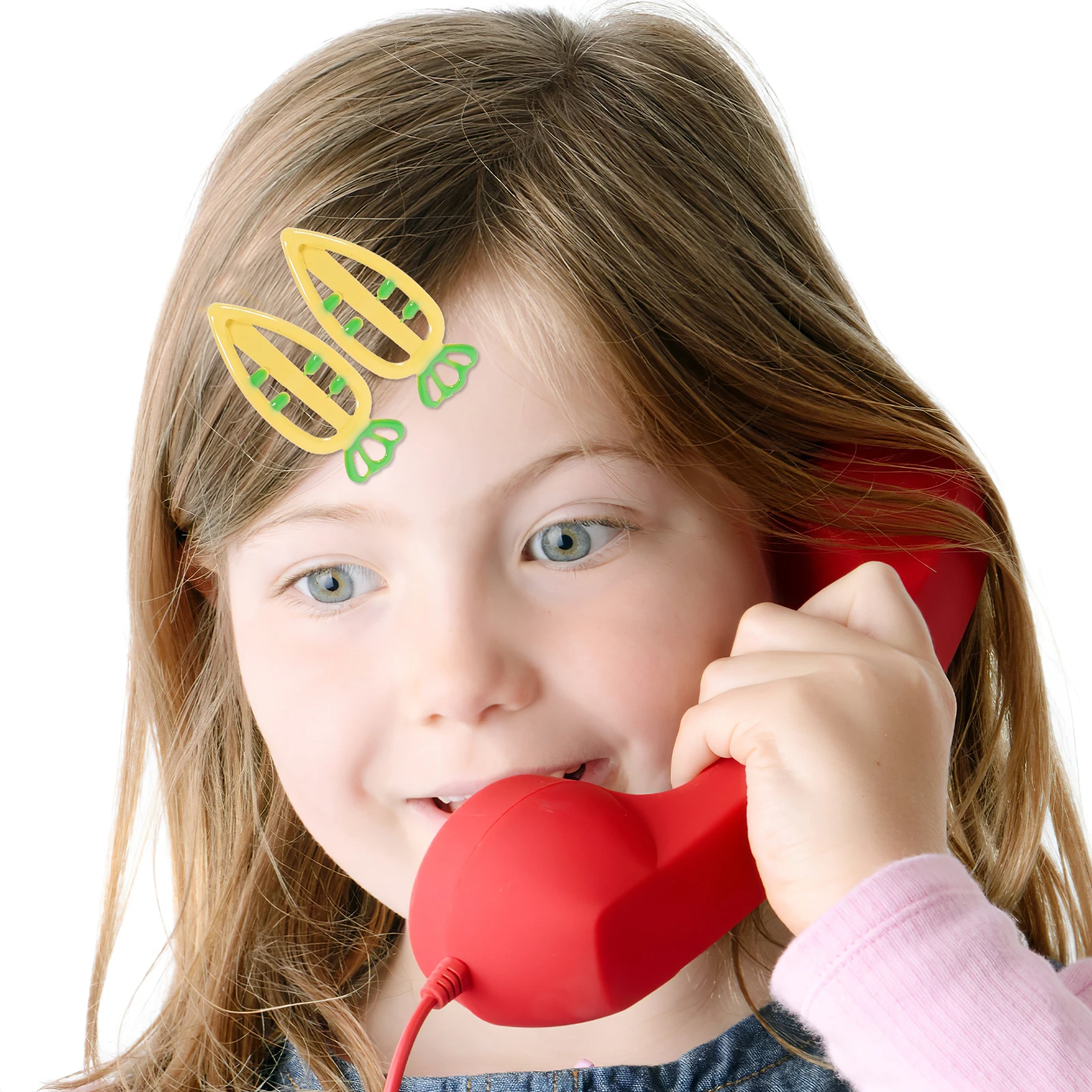 

14 pcs Candy Color Hair Clips Cute Carrot Snap Pins Toddler Girls Party Accessories Safe Materials Everyday Use