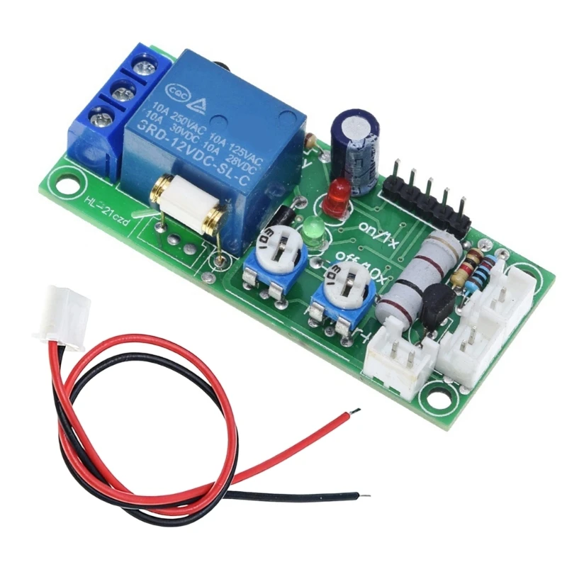  Touch Sensitive Vibration Sensors Relays Module Adjustable Delay Timer Control