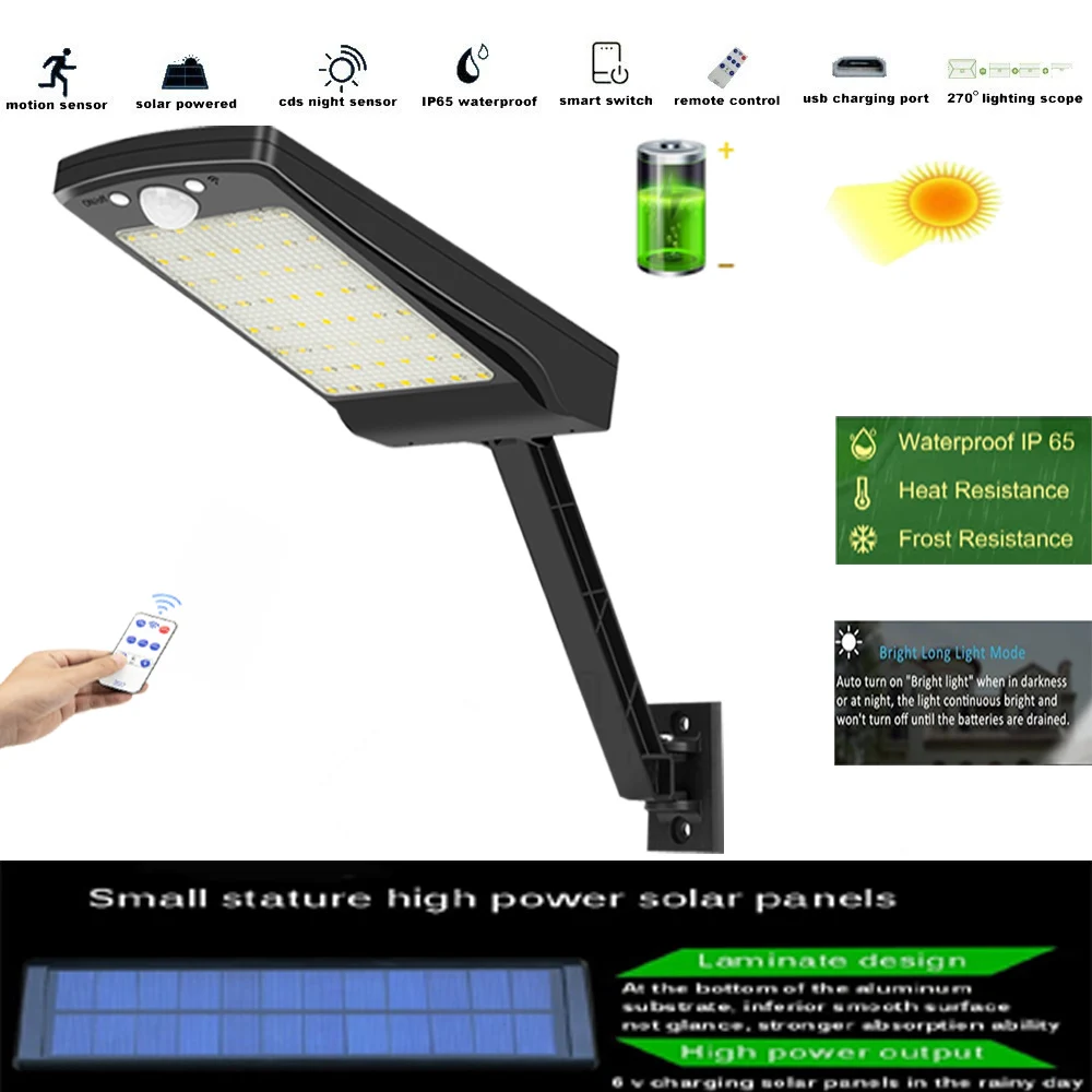 

Solar outdoor lights waterproof Solar lights motion Solar fence lights outside solar yard lights With Garden Wall Safety Lamp