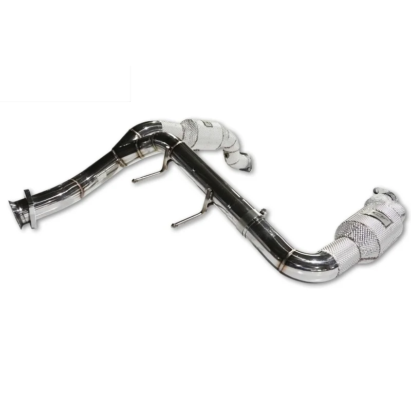 Head Section High flow Pipes Exhaust Pipes branch downpipe Exhaust Pipe with catalyst For Ford F150 3.5T 2015-2019 