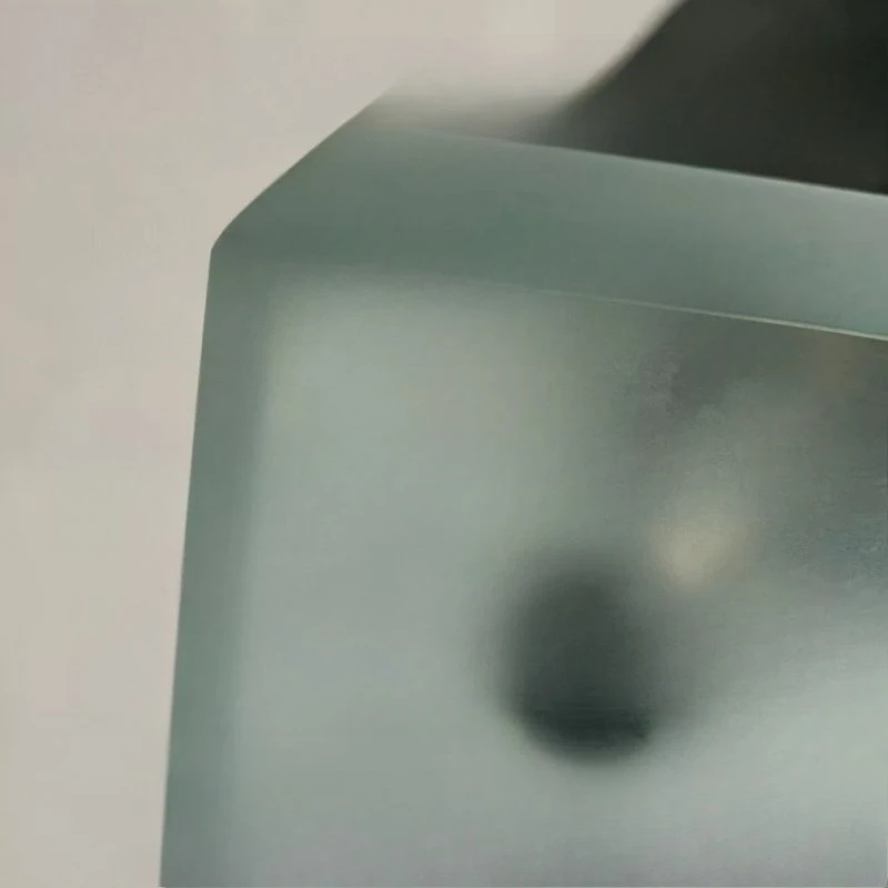 Crystal large handle special-shaped transparent single-hole sliding door handle, shop glass door handrail