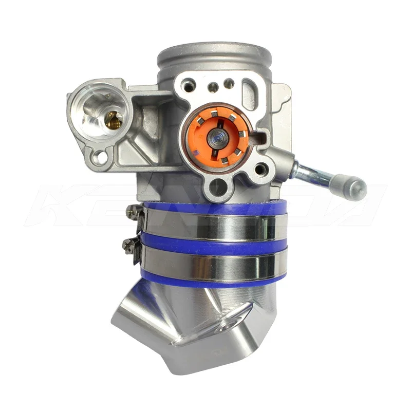 Throttle Body 90° Downdraft Intake Manifold Inlet for X MAX 250 / 300 38mm 40mm 42mm