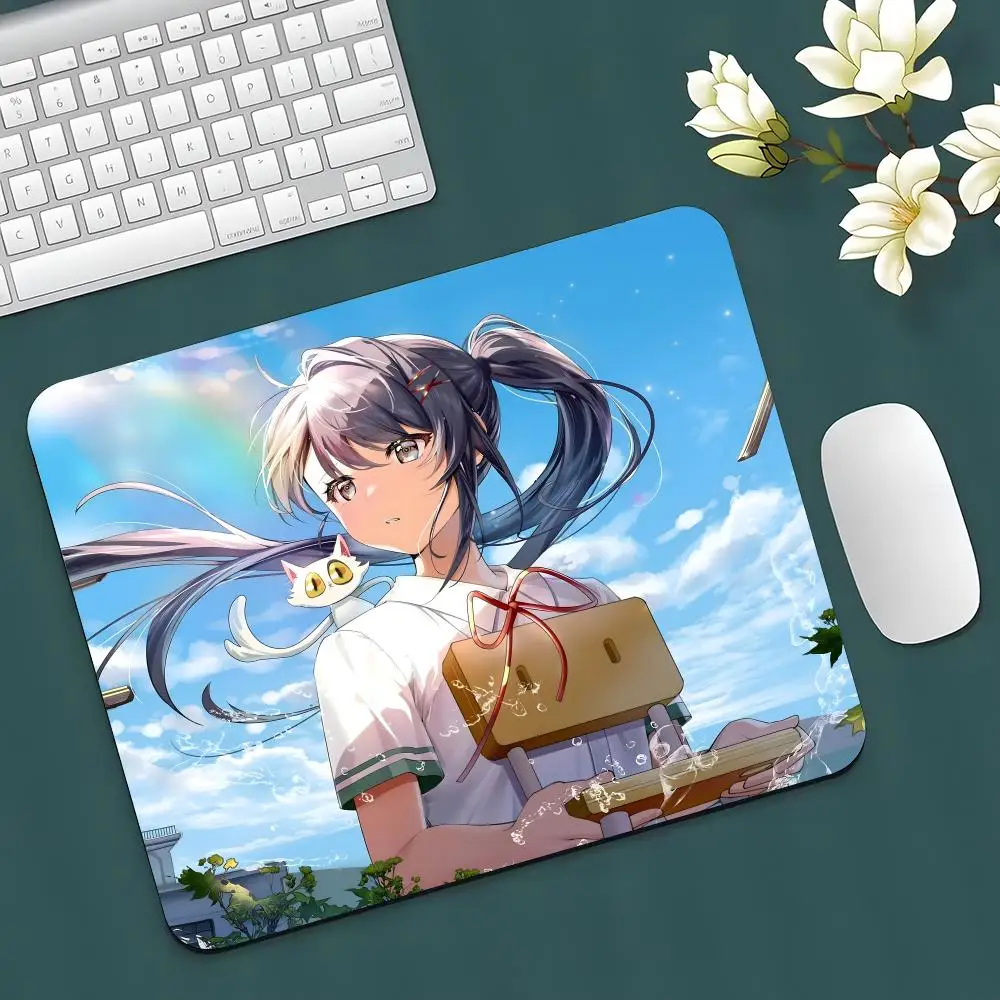 Movie S-Suzume Mouse Pad Rubber Antislip Keyboard Pad Mousepad Gaming Accessories XXL Office Computer Mat