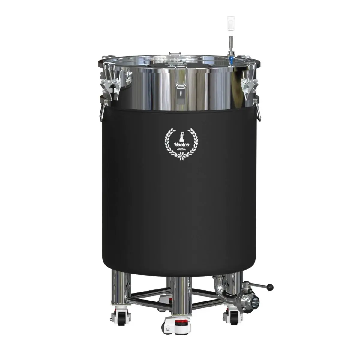 Stainless Steel Fermentation Vessel Mobile Wine Beer Fermentation Tank 50L 98L 228L 400L Fermenter Tank