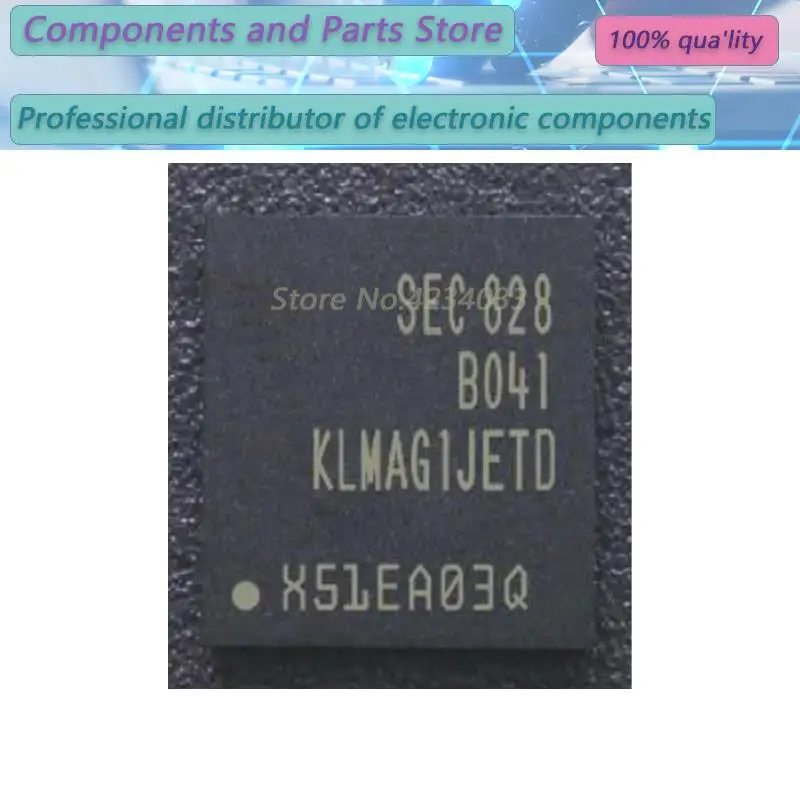 

1 шт. KLMAG1JETD-B041 KLMAG1JETD-B0 KLMAG1JET FBGA NEW100% KLMA G1JETD-B041