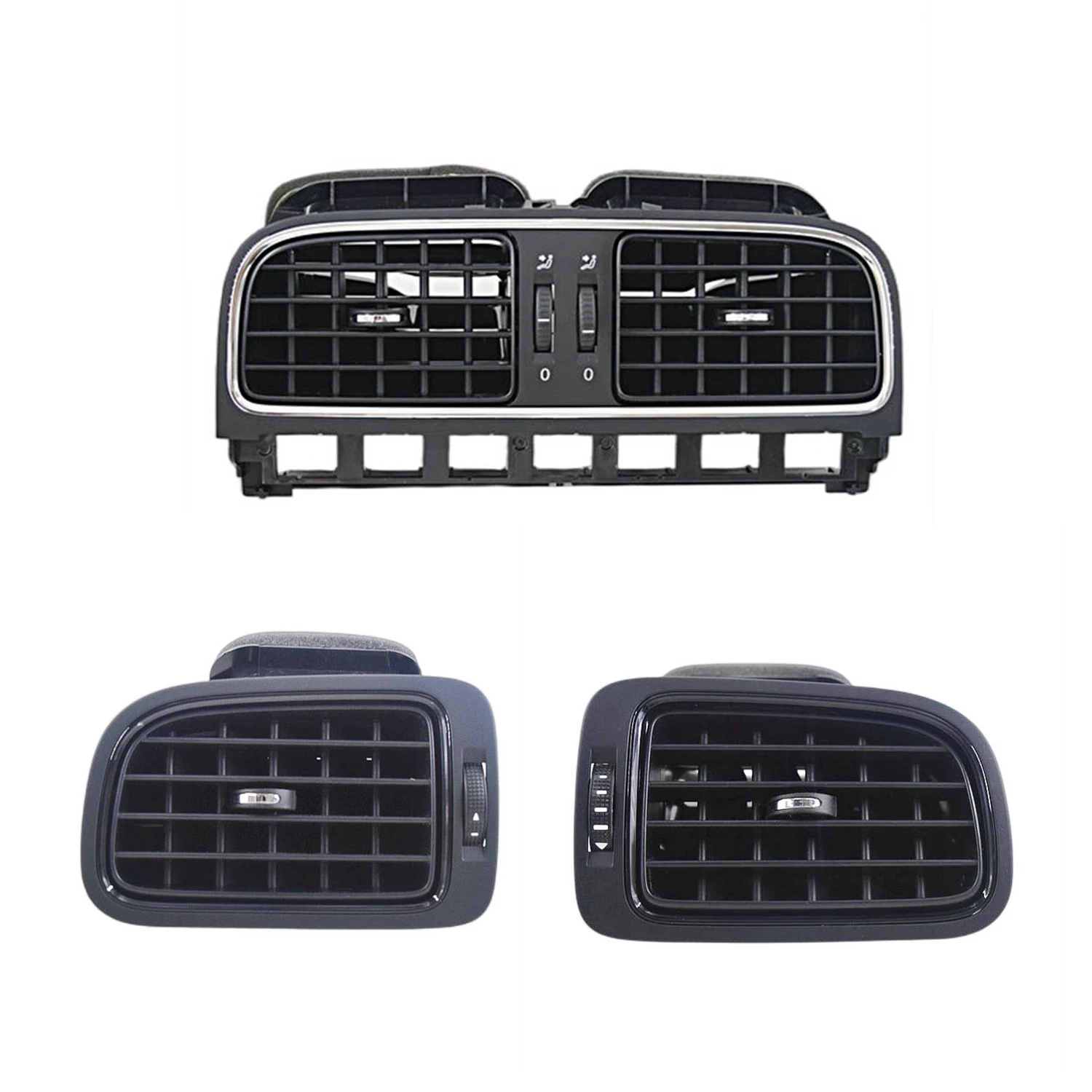 

Suitable for Polo 2011 2012 2013 6RD819728 6RD 819728 black matte central dashboard central air conditioning vents