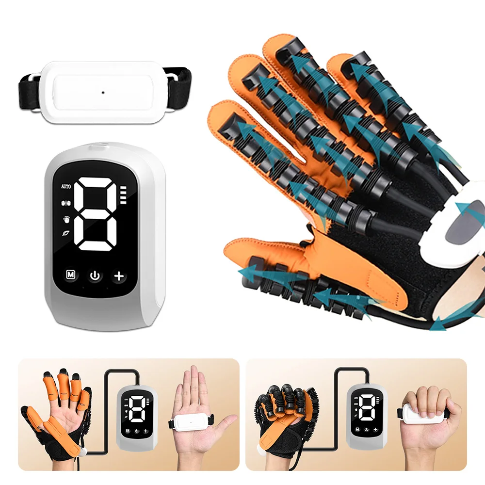

Finger Hand Function Rehabilitation Robot Gloves Hemiplegia Stroke Cerebral Infarction Training Surgery Recovery Exerciser