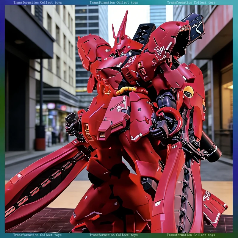 

NEW GAOGAO 1/144 RG Msn-04 Sazabi Double Horn Funnel Assembly Model Kits Plastic skeleton Action Figure Robot Plastic Model Toys