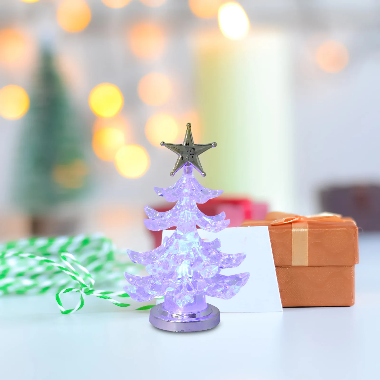 Christmas Tree LED Night Light Rgb Flashing USB Lamp Decorative Table Bed Lamp for Home Bedroom Cafe Night Light