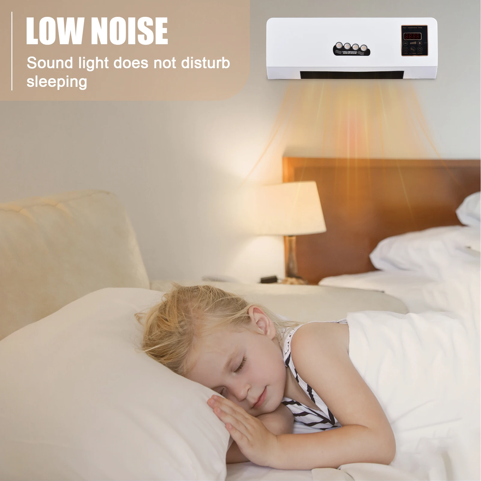 Tbest Ventilateur chaud pour climatiseur mural Ventilateur De Tbest Ventilateur chaud pour climatiseur mural Ventilateur De