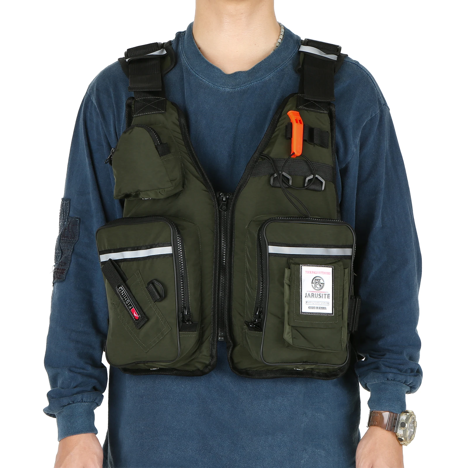 Multi-Pockets Fly Fishing Jack - Fishing Vest Jacket 评论和价格