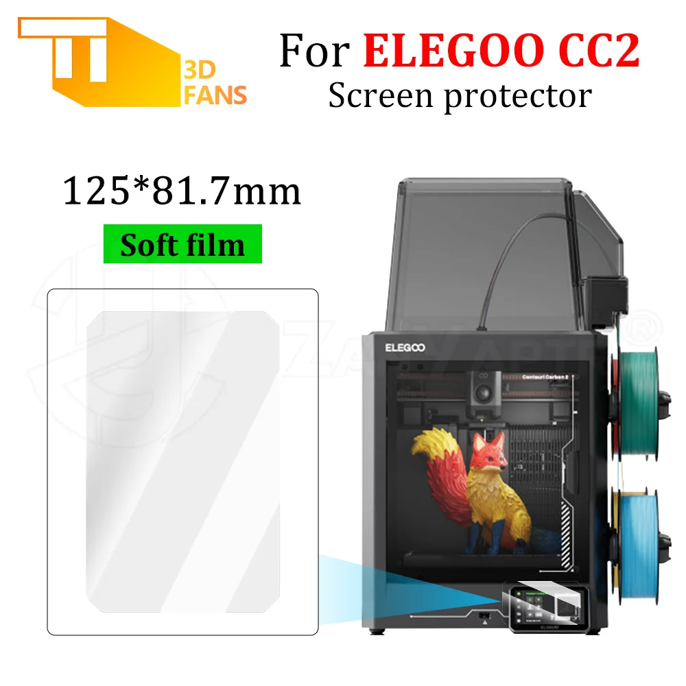 

Защитная пленка для экрана ELEGOO CC2 HD Clear для 3D-принтера, защитная пленка для экрана, устойчивая к царапинам, устойчивая к отпечаткам пальцев, прочная защитная пленка