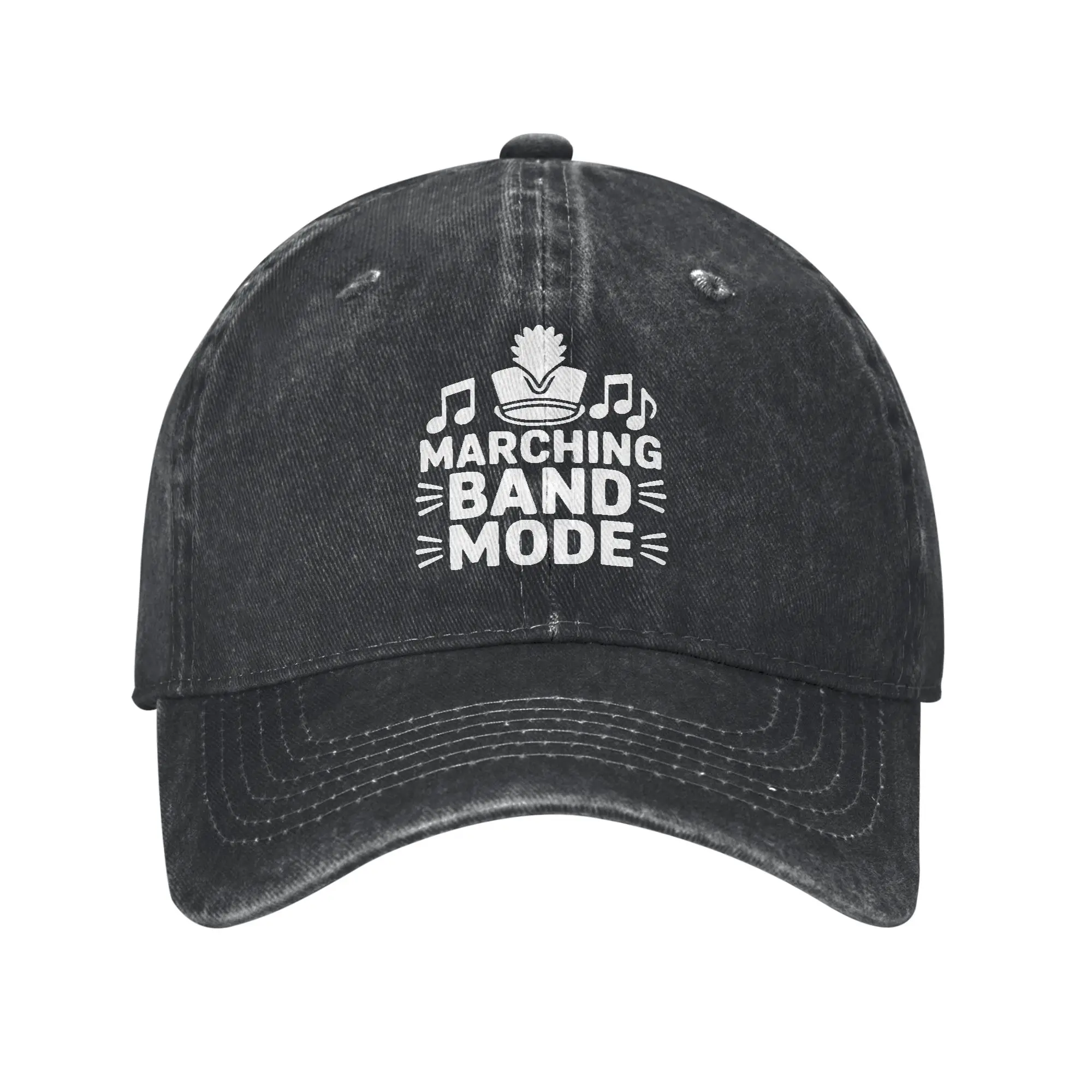 Marching Band Mode Fashion Baseball Cap  Oversized Caps  Ball Sports Caps