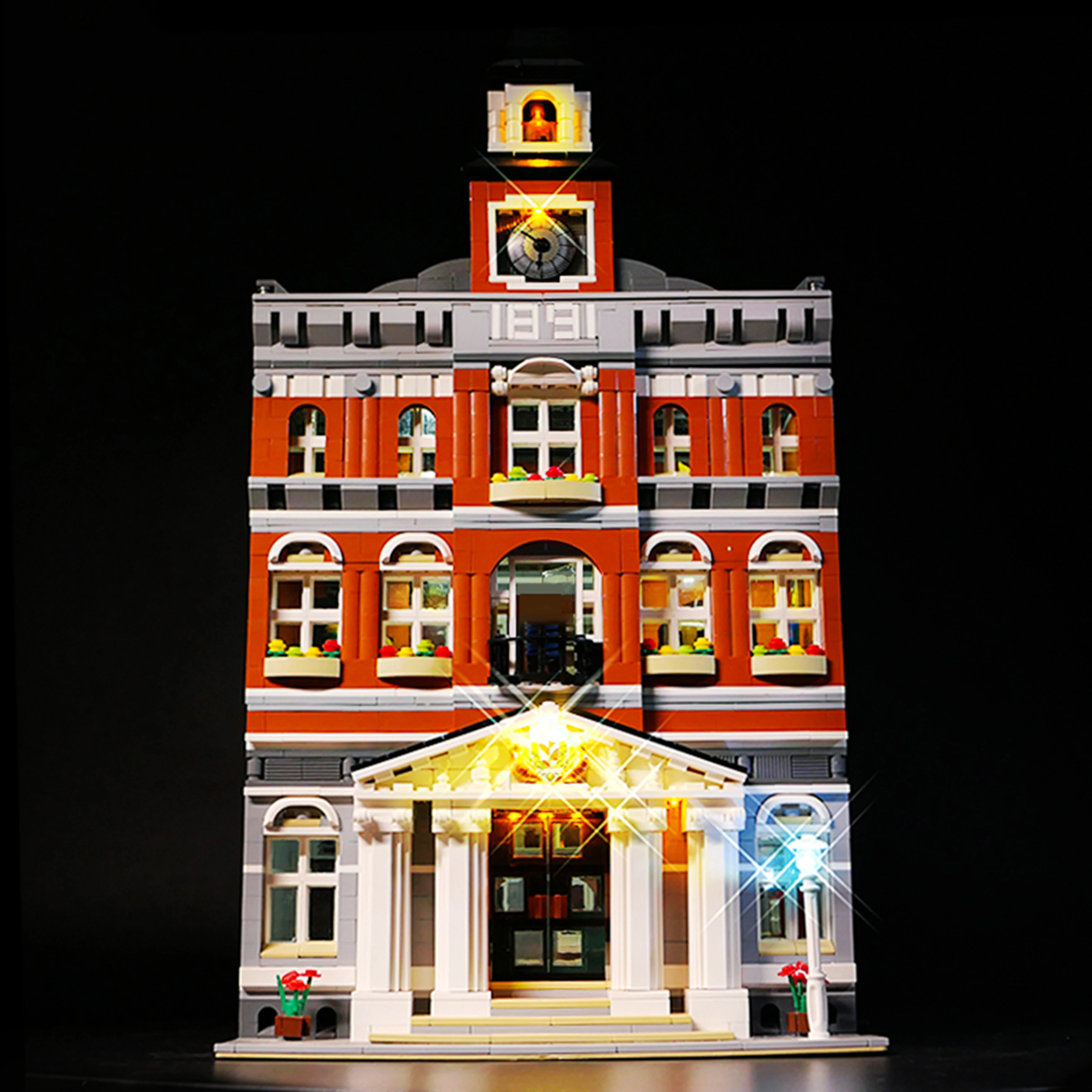

Remote Control LED Light Kit Compatible with 10224 Modular Town Hall Building Block Model, DIY Decorative Lighting Accessories