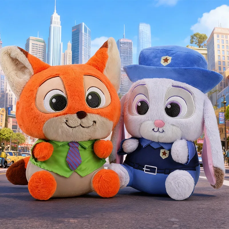 

Оптовая продажа Zootopia Judy Hopps и Nick Wilde Плюшевые игрушки Лиса и кролик Мягкие куклы для детей Подарки для детей Мягкие милые