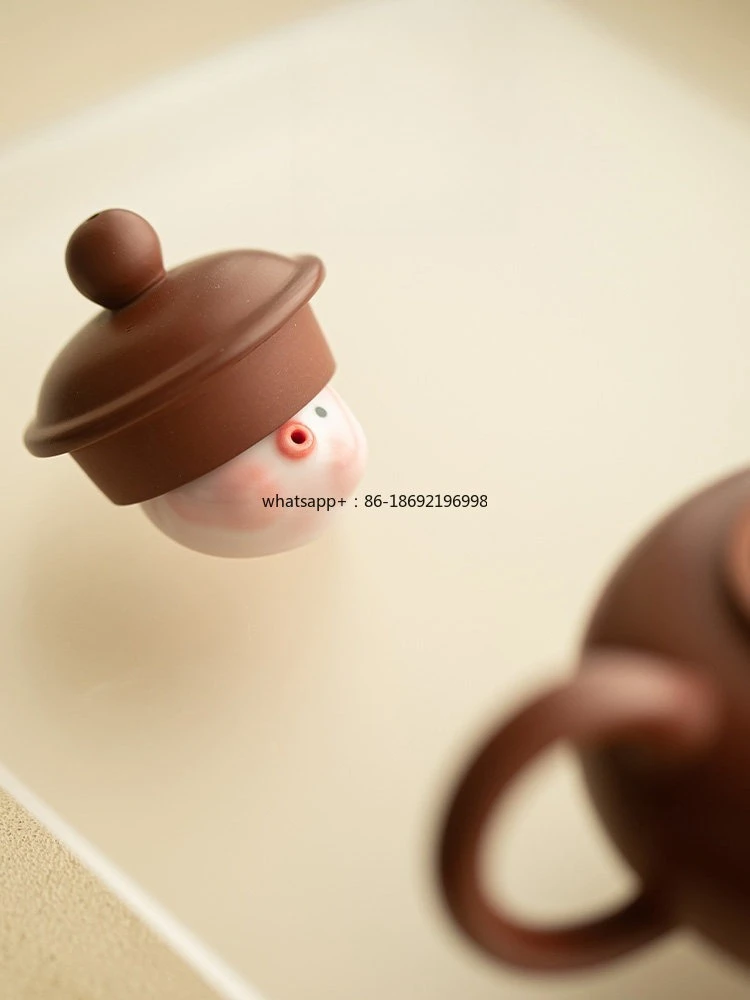 Bubble Fish Tea Pet Ceramic Tea Play Cute Creative Line Incense Plug Tabletop Ornament Tea Ceremony Cover Accessories Will Spit