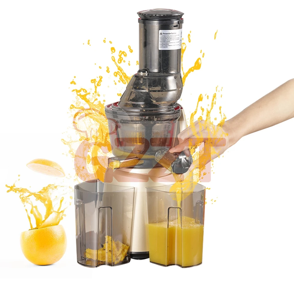 Industrial Cold Press Commercial Orange Fruit Machine Large Caliber Multi-Color Slow Juicer Slow Masticating Juicer