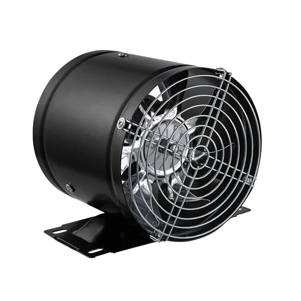 Restaurant Exhaust Fan Exhaust Fan 40W Power 50Hz Frequency 6 Inch Copper Motor Internet Cafe Metal Shell White/Black