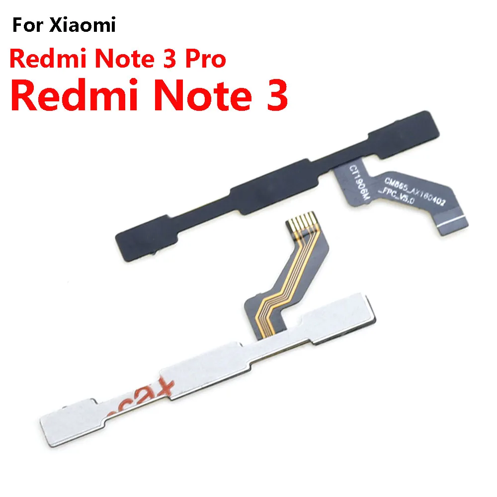 1piece For Xiaomi Redmi Note 2 3 3G 4G Mi 3 4 5 4C 4i 4S Max 3 2 Power Switch On / Off Key Volume Button Flex Cable