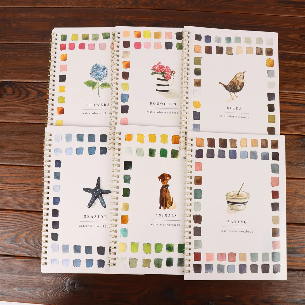 

Watercolor Workbooks Beginner-Friendly Watercolor Workbooks Art Crafts Painting Supplies Water Color Book For Kids Adults