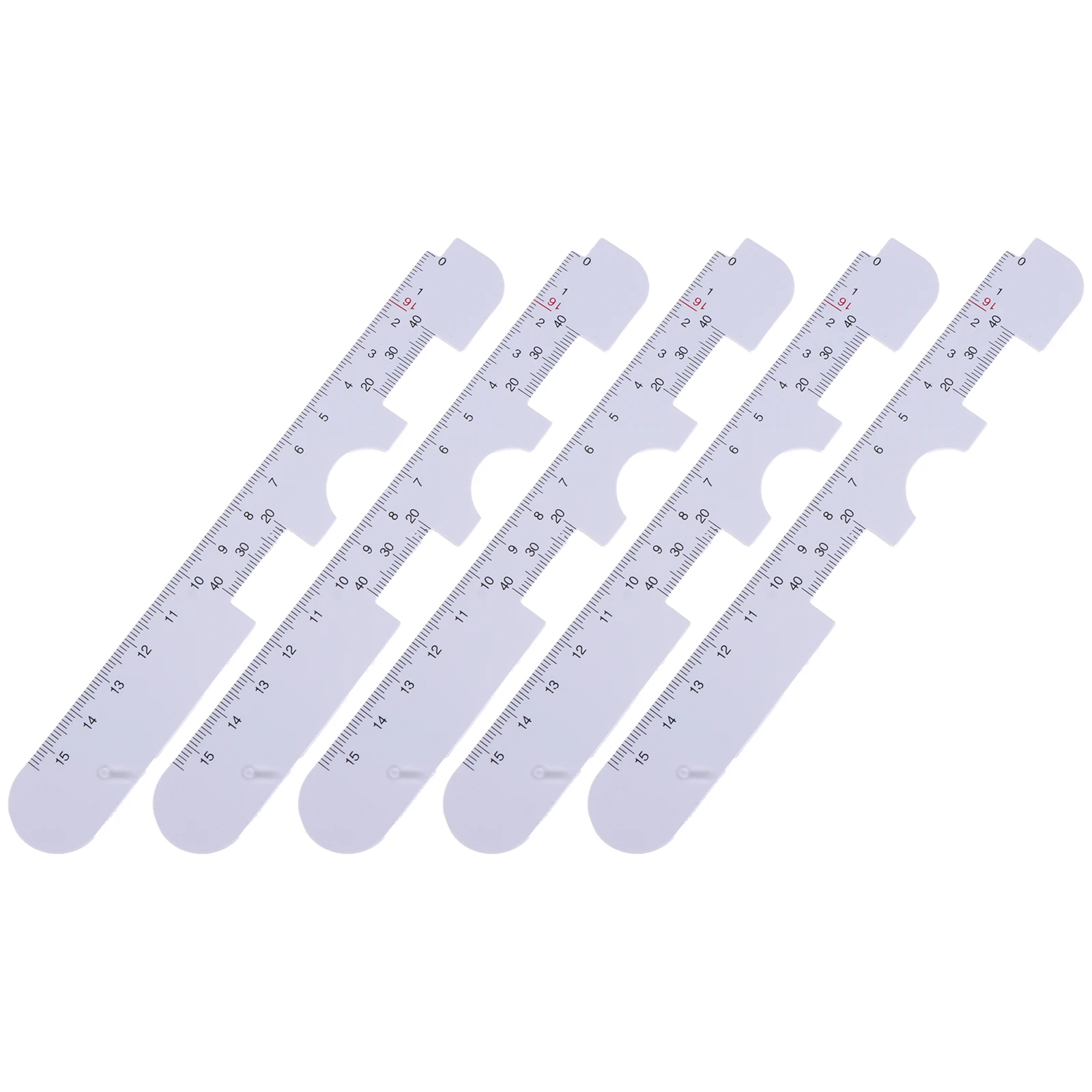 

5 Pcs Pupil Distance Measurement Spacing Ruler Eye Pd Caliper Long Ophthalmic Tool Optical Glasses