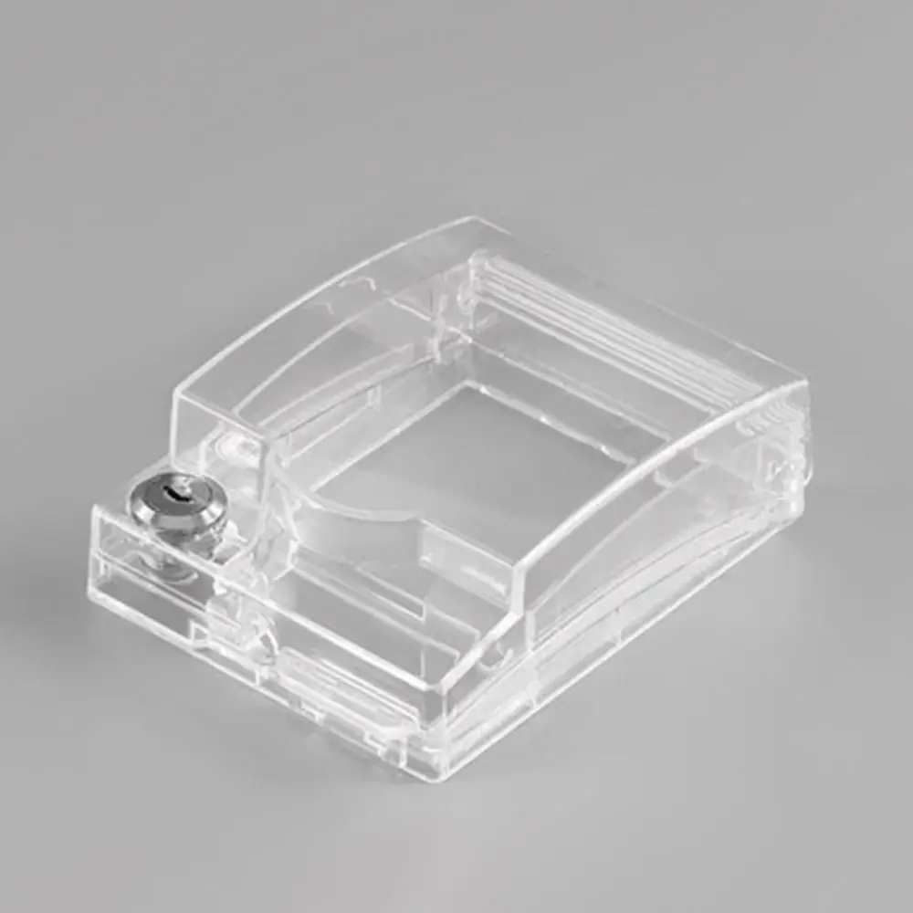 

Защитная крышка переключателя с замком, самоклеящаяся пластиковая защитная розетка 86, крышка электрической вилки для ванной комнаты