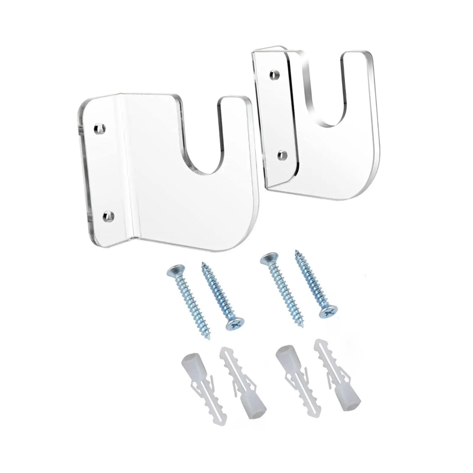 Acrylic Skateboard Wall Holder Display Rack Hanger for Deck Longboard Snowboard Storage Organized Garage Shop Bedroom Floating