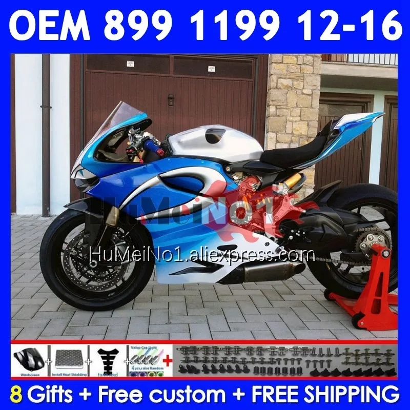 Injection For DUCATI Panigale 899 1199 S 1199R 324No.111 899S 1199S 12 13 14 White blue15 16 2012 2013 2014 2015 2016 Fairing