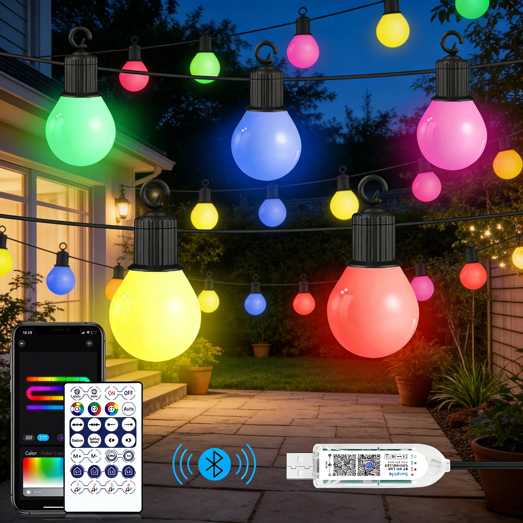 smart-app-control-fairy-lights-outdoor-waterproof-usb-led-string-light-color-changing-for-garden-party-wedding-camping-decor