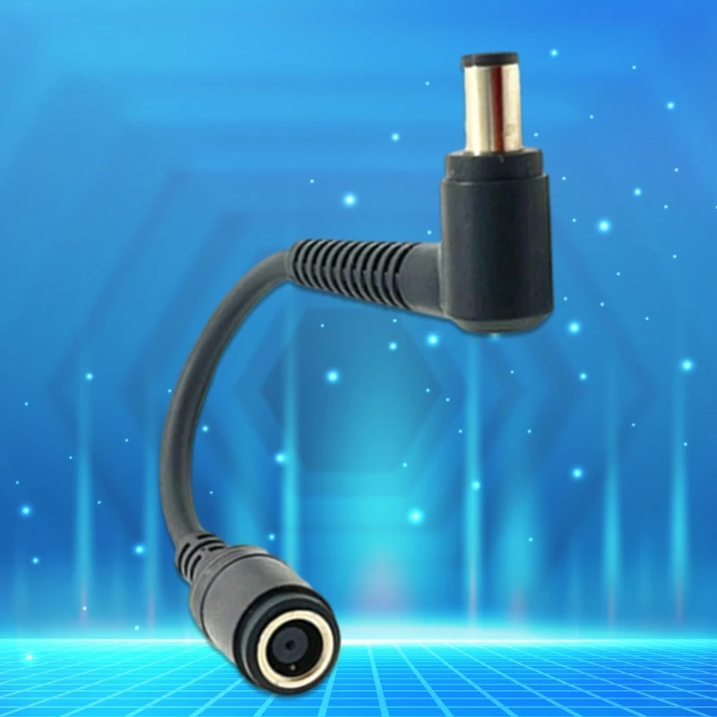Hot sale 7.4x5.0mm Male to Female DC Power Plug Connector Adapter Converter Elbow 90 Degree Angle 7.4*5.0mm For DELL Hp Laptop - Image 3