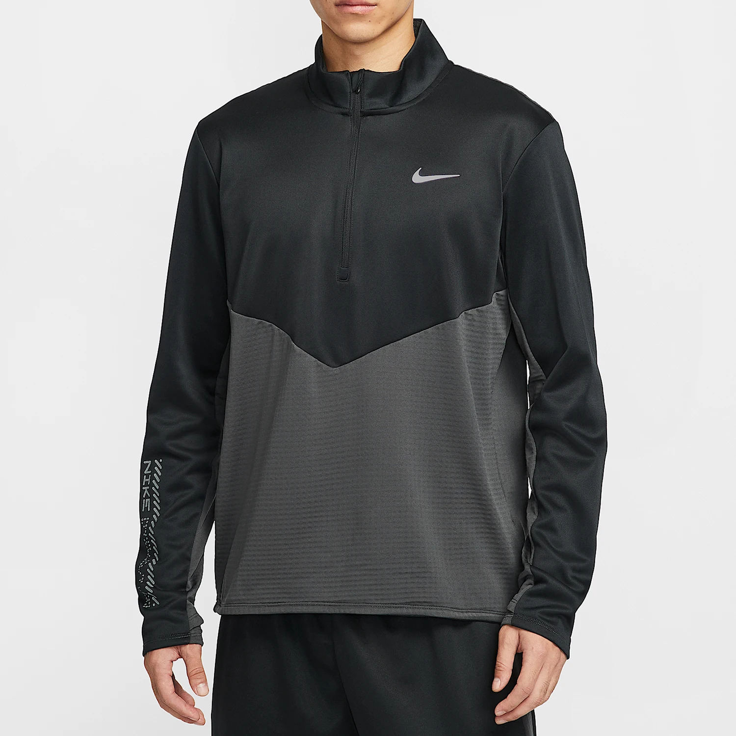 

Оригинальный осенний мужской топ для бега с воротником-стойкой от Nike HV2672-060