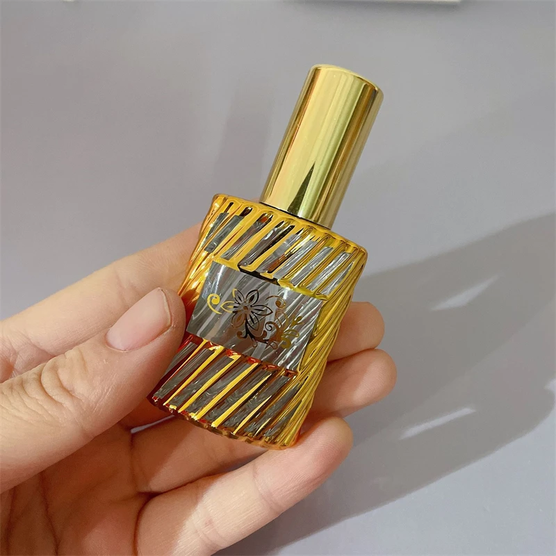 12ml Mini Luxury Glass Perfume Spray Bottle Pressure Small Misting Square Cosmetics Alcohol Sanitizer Atomizer Bottles Travel