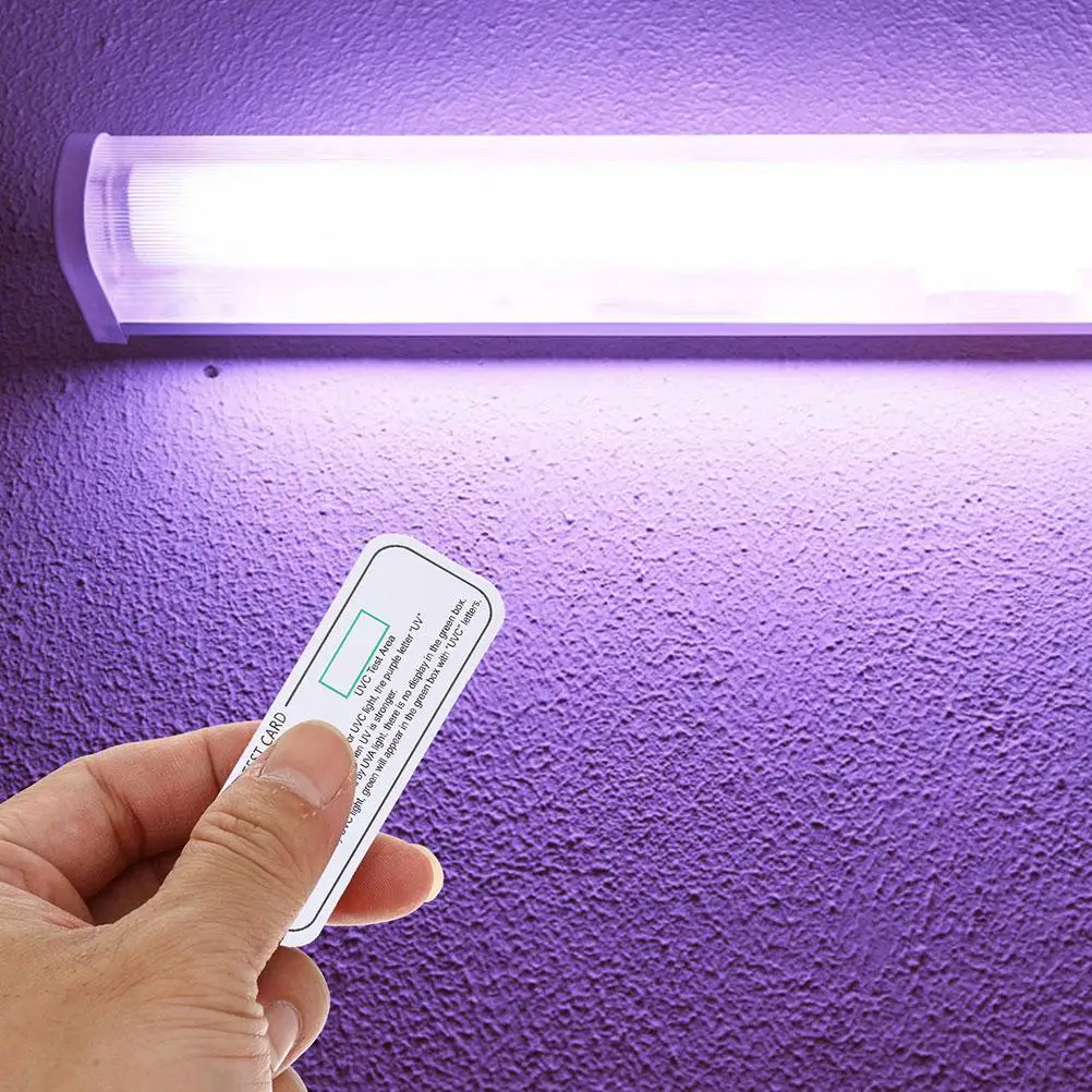 6 pces testador de teste uv lanterna ultravioleta medidor uvc-uva cartões indicadores detector papel