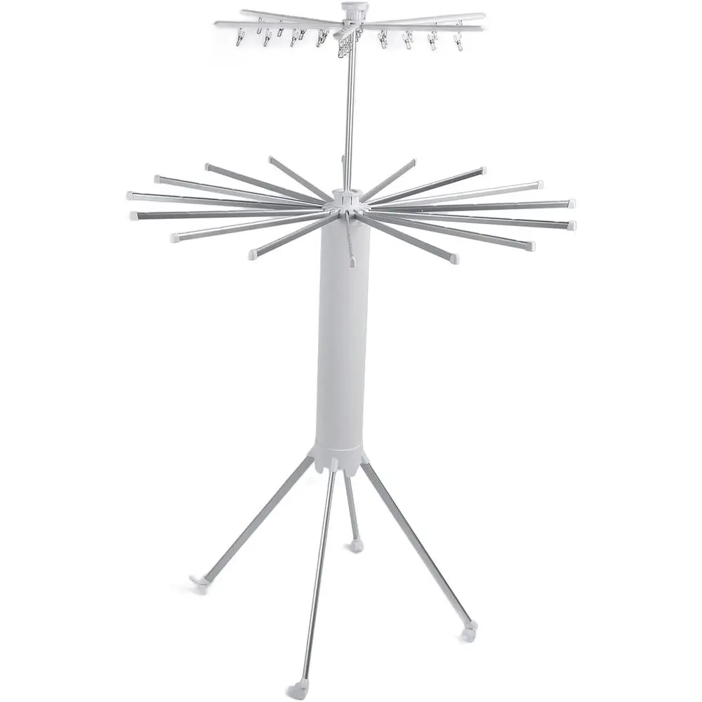 

Upgraded Portable Folding Clothes Drying Rack - Space-Saving Indoor/Outdoor ABS Laundry Stand