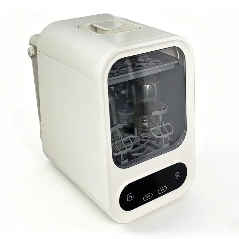 for Upgraded Bottle Washer Pro All-in-One Smart Aluminum Baby Bottle Washer Sterilizer Dryer Cleaning Machine Replaces Hand