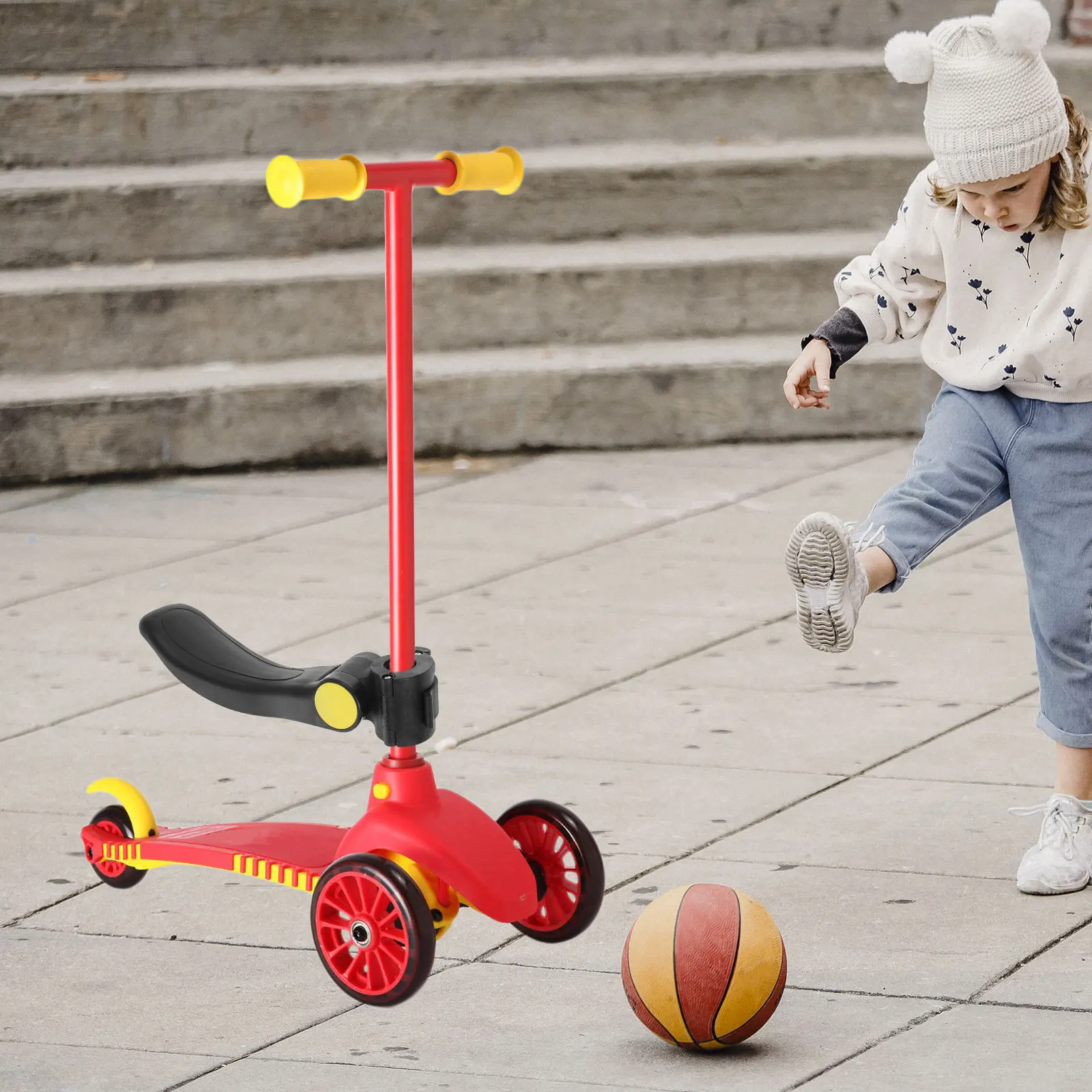 Adjustable Scooter Seat for Babies Soft and Padded Scooter Saddle Detachable and Anti-Slip Scooter Seat Cushion Portable and