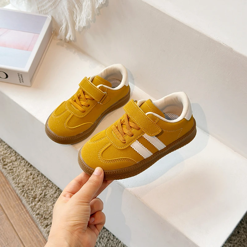 New PU Leather Sneakers for Children Waterproof Trend Fashion Children's Tennis Shoes Anti-slippery Sport Shoes for Kids 2025