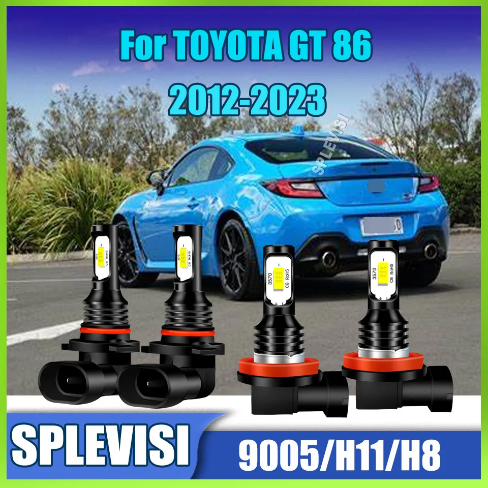 

12v LED Car Lights Headlight Foglight 8000LMW/Pair For TOYOTA GT 86 2012 2013 2014 2015 2016 2017 2018 2019 2020 2021 2022-2023