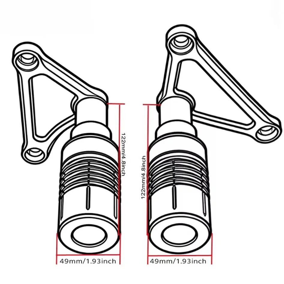 For Suzuki GSX-S 1000 GSX-S 1000GT GSXS1000 GSXS1000GT GSXS 1000 GT 1000S Katana Frame Slider Fairing Guard Crash Pad Protector