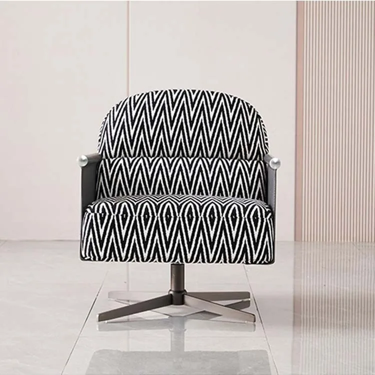 Living room modern single cloth sofa chair household simple balcony lazy chair