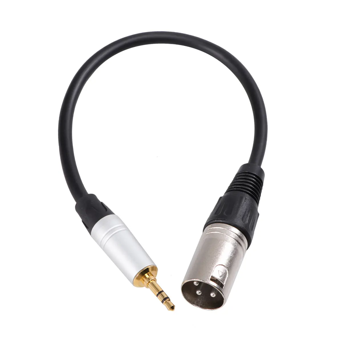 

Audio Line Jack 3.5 Microphone Cable Amplifier 3.5mm Female to XLR Speaker Flat
