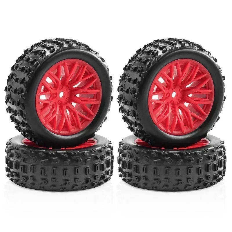 4 قطعة 69 مللي متر المطاط الإطارات الإطارات 12 مللي متر عرافة ل Arrma 1/18 2S Typhon Grom RC ترقية أجزاء السيارة الملحقات #2