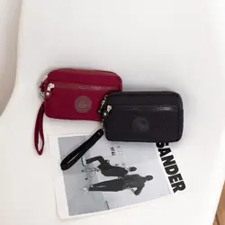 Double Layers Zipper Coin Bags Purse Large Capacity Wallet Pouch Card Holder Bank ID Credit Card Keys Earphone Storage Bags
