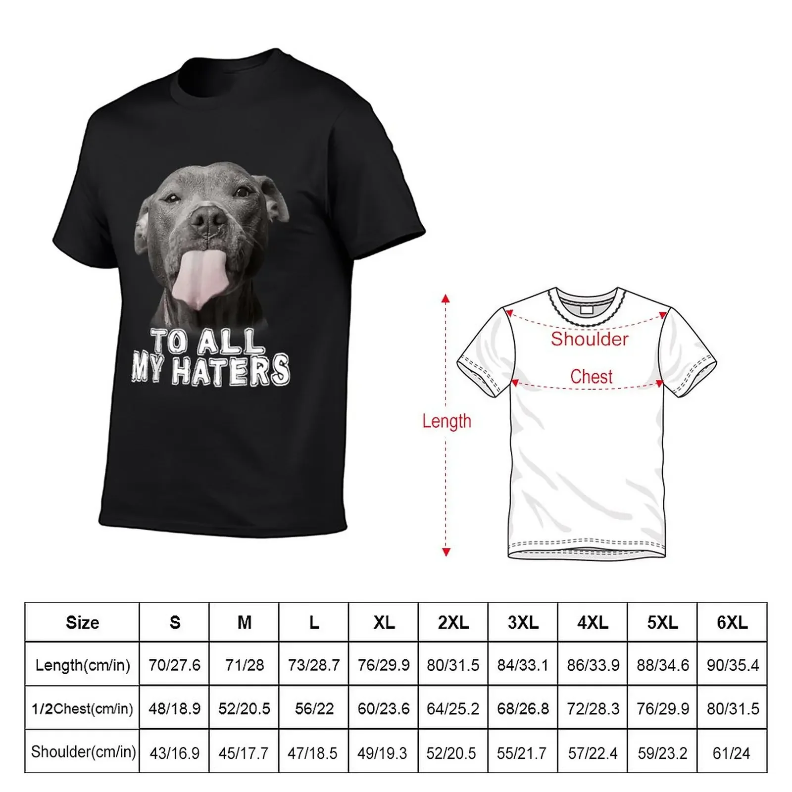 Funny Pitbull To All My Haters Pitbull Dog Lover T-Shirt hippie clothes shirts graphic tees mens plain t shirts