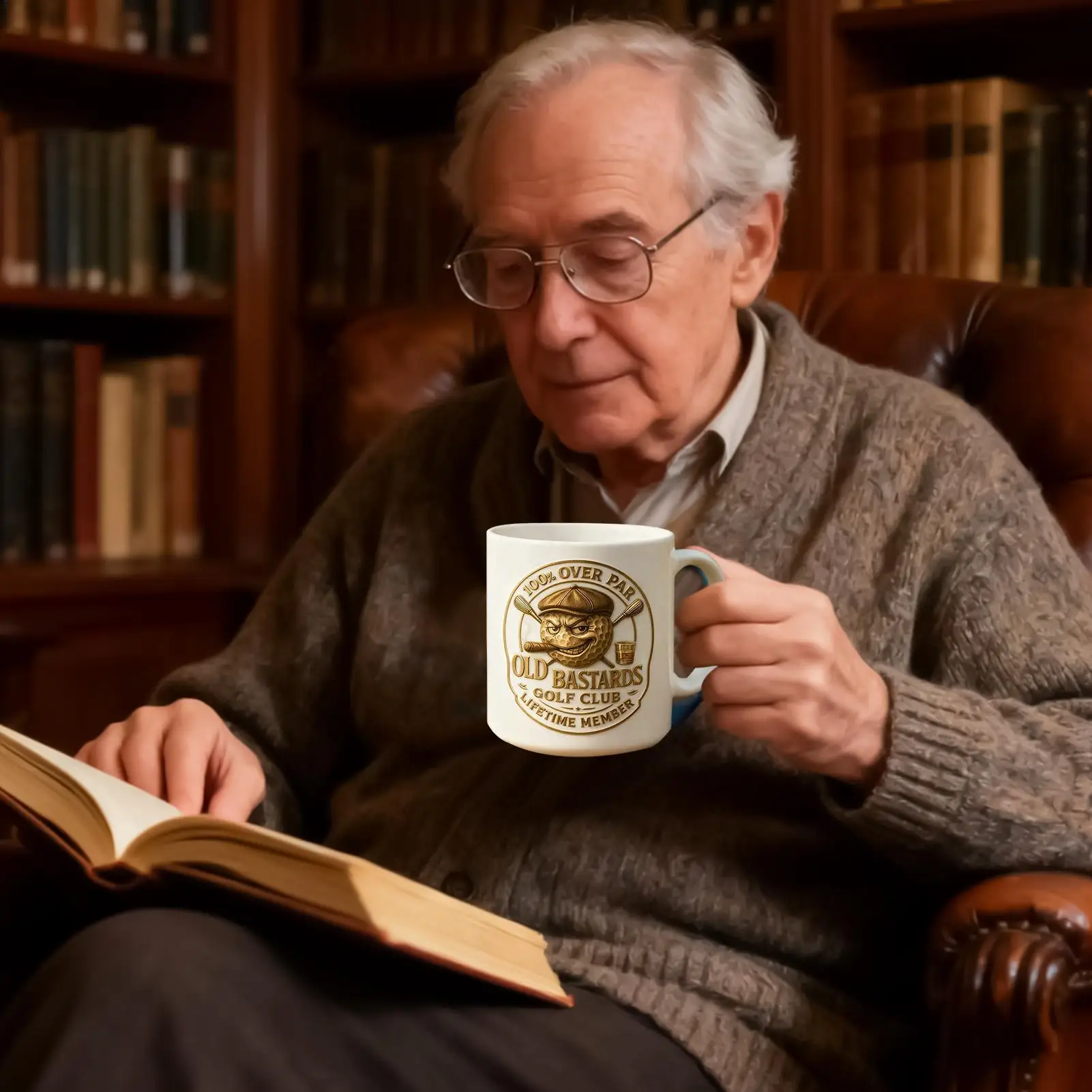 

Golf Coffee Mug 350ml Ceramic Coffee Cup Tea Mug With Handle For Golfers Club Members Tournament Course Office Home Birthday